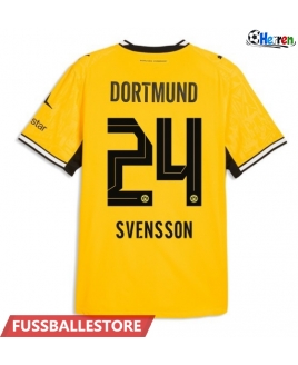 Günstige Borussia Dortmund Daniel Svensson #24 Heimtrikot 2026-27 Kurzarm